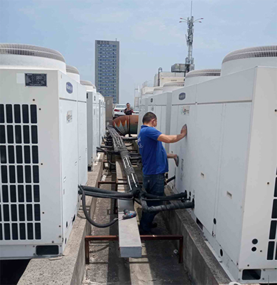 孝感中央空调制热和不制冷系统维修方法